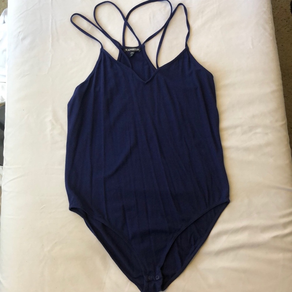 Navy blue one piece